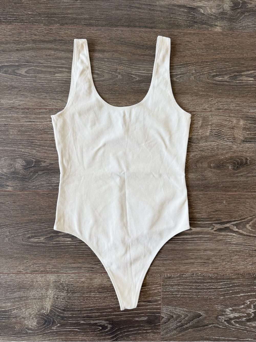 Aritzia Wilfred Cream One-Piece Bodysuit